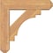 Ekena Millwork Merced Craftsman Smooth Bracket w/ Offset Brace, Western Red Cedar, 5 1/2"W x 20"D x 20"H BKT0604X20X20MRC04SWR - alternate 4
